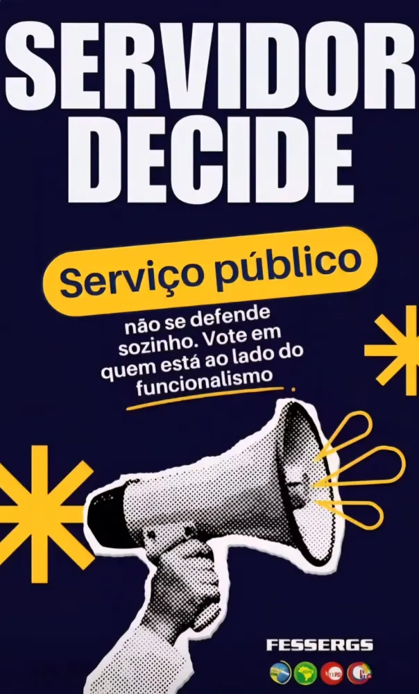 Imagem da notícia: Servidor vota em quem defende o serviço público
