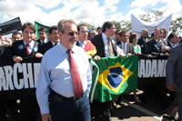 Imagem da notícia: FESSERGS E CSPB PARTICIPAM EM BRASÍLIA DA CAMINHADA CONTRA PEC DO CALOTE NOS PRECATÓRIOS
